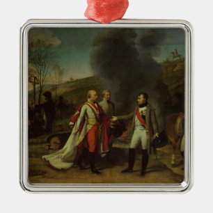 Ornement En Métal Se réunir entre le napoléon I et le Francis I