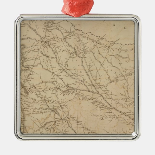 Ornement En Métal Secteur de Sumter, la Caroline du Sud (Devant)