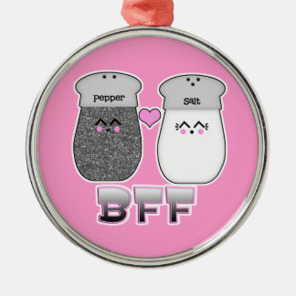 Ornement En Métal Sel Kawaii n poivre BFF