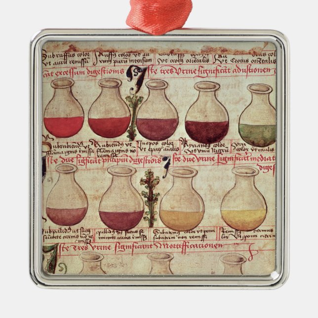 Ornement En Métal Série de cruches pour l'analyse d'urine (Devant)