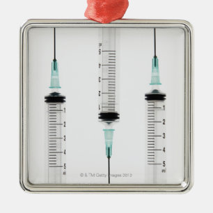 Ornement En Métal Seringues 3