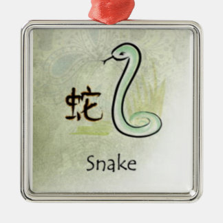 ORNEMENT EN MÉTAL SERPENT D'HOROSCOPE