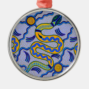 Ornement En Métal Serpent tribal