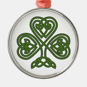 Ornement En Métal Shamrock celte - Jour de la Saint Patrick