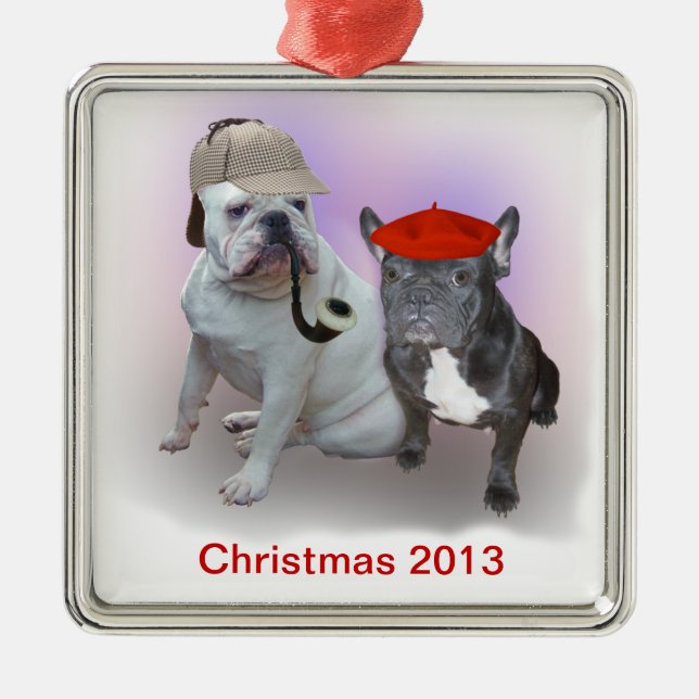 Ornement En Métal Sherlock et Dr. (Devant)