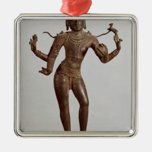 Ornement En Métal Shiva Vinadhara Dakshina-Murti, Dravidian