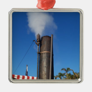 Ornement En Métal Sifflet à vapeur à l'ancienne