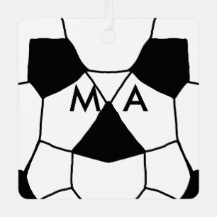 Ornement En Métal Simple monogramme ajouter votre nom lettre man min