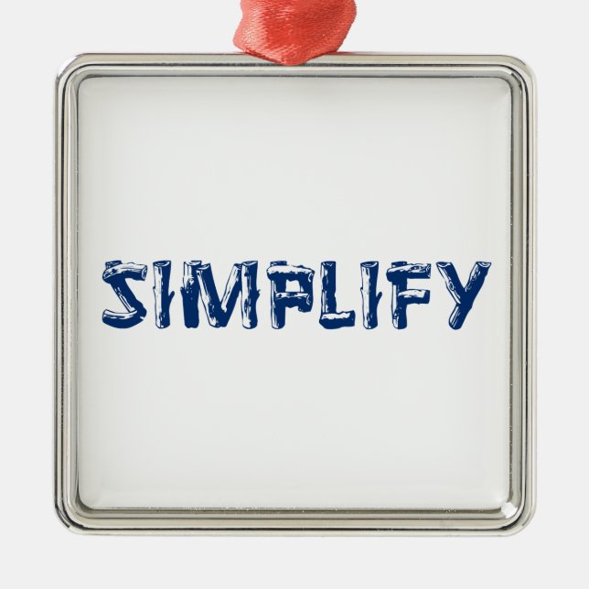 Ornement En Métal Simplifier (Devant)