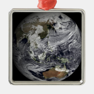 Ornement En Métal Simulation nuageuse de la Terre entière