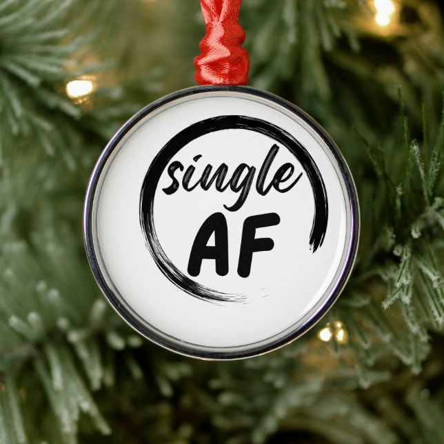 Ornement En Métal Single AF (Arbre)