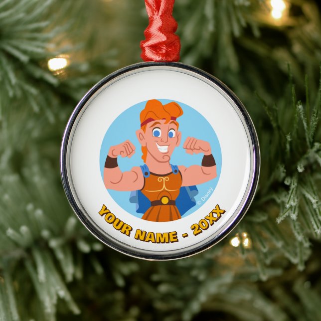 Ornement En Métal So Cute Hercules Metal Ornament (Arbre)