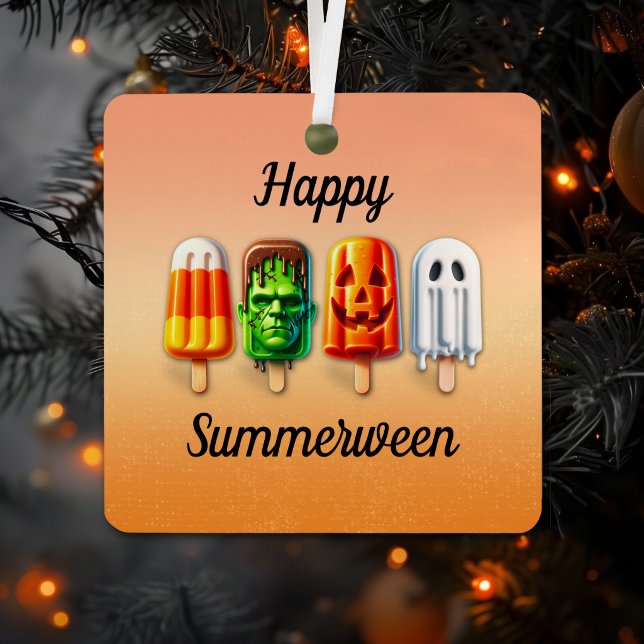 Ornement En Métal Soirée d'Halloween de l'été de Summerween (Créateur téléchargé)