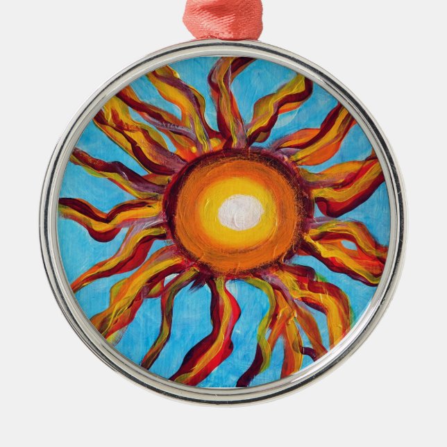 Ornement En Métal Soleil sauvage (Devant)