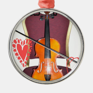 Ornement En Métal Son de l'amour du violon hakuna matata valentine