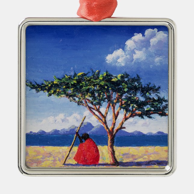 Ornement En Métal Sous l'arbre 1991 d'acacia (Devant)