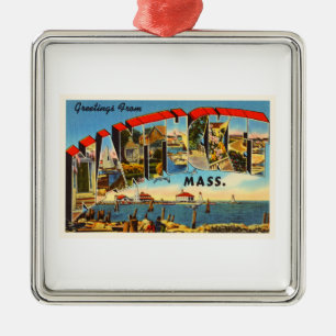 Ornement En Métal Souvenir de Vintage voyage de Nantucket le