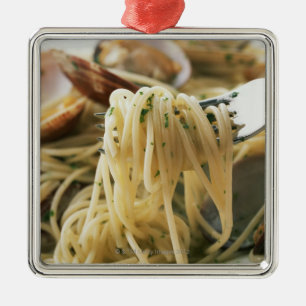Ornement En Métal Spaghetti Vongole Bianco