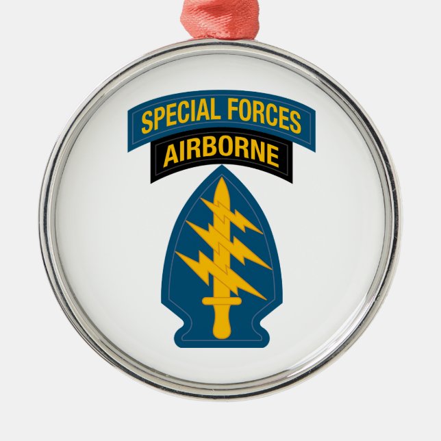 Ornement En Métal Special Forces insignia Airborne Tab (Devant)