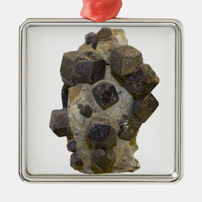 Ornement En Métal Spessartite dans Matrix (Devant)