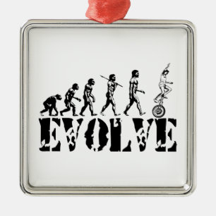 Ornement En Métal Sports d'évolution de monocycle d'Unicyclist