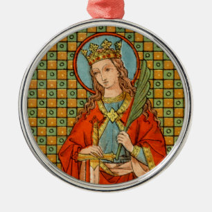 Ornement En Métal St. Barbara de Nicomedia (JP 01)