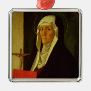 Ornement En Métal St Clare, c.1485-90 (tempera sur le panneau)