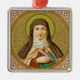 Ornement En Métal St. Teresa d'Avila (SNV 27) Carré Premium