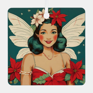 Ornement En Métal Starlet Retro les années 50 Tropical Christmas Pin