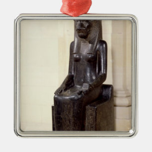 Ornement En Métal Statue de la déesse lion-dirigée Sekhmet
