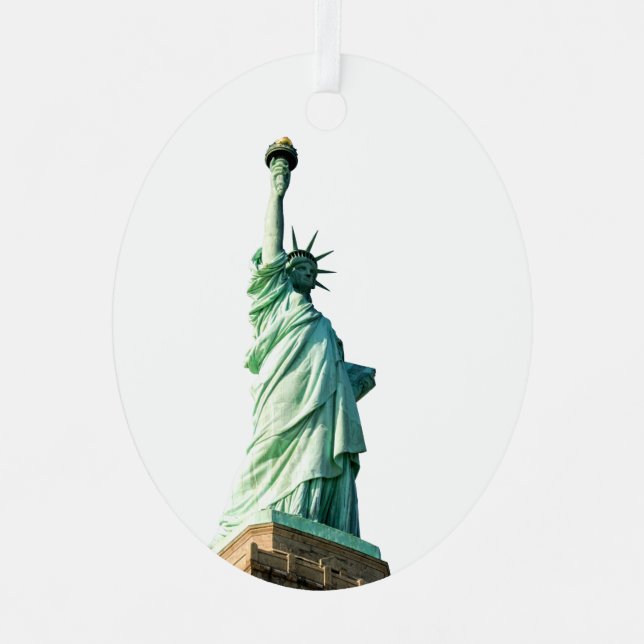 Ornement En Métal Statue de la Liberté (Recto)