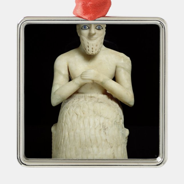 Ornement En Métal Statue du fonctionnaire Ebih-IL (Devant)