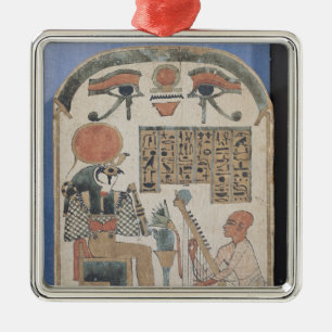 Ornement En Métal Stela du harpiste Djedkhonsuiuefankh