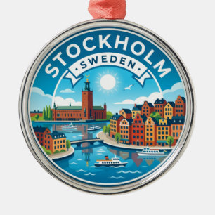 Ornement En Métal Stockholm Suède