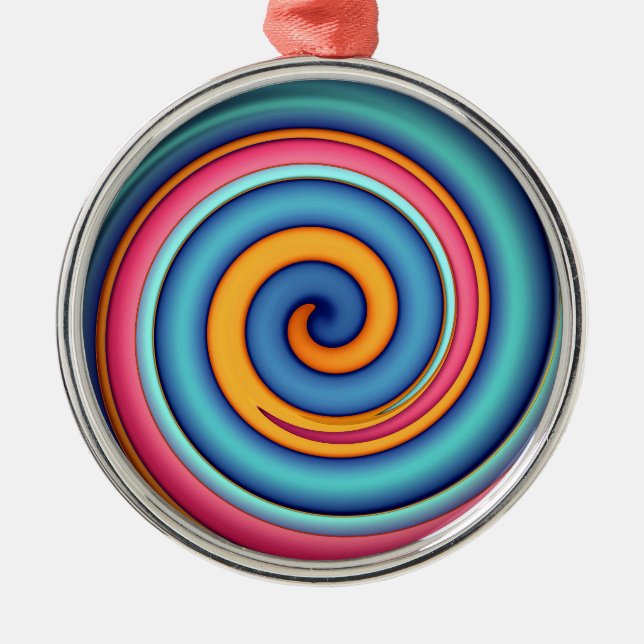Ornement En Métal Sucette abstraite  (Devant)