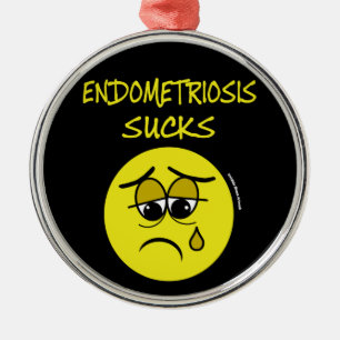 Ornement En Métal SUCKS...Endometriose