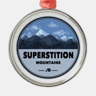 Ornement En Métal Superstition Montagnes Arizona Camping