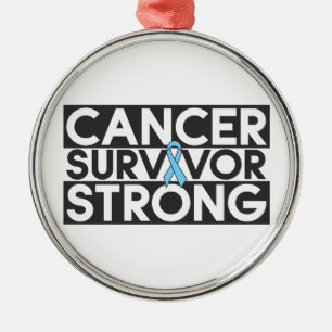 Ornement En Métal Survivant de cancer de la prostate fort