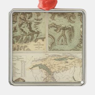 Ornement En Métal Systèmes de glacier d'Alpes