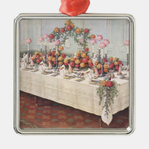 Ornement En Métal Table de banquet de mariage vintage