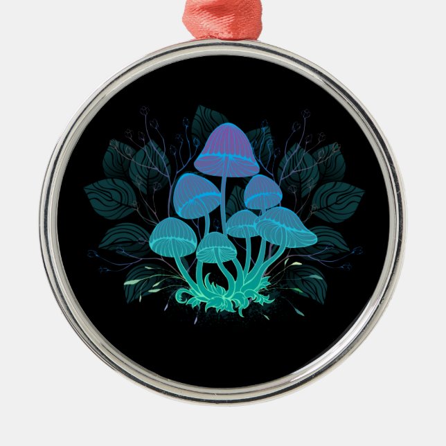 Ornement En Métal Tabourets dans Bushes (Devant)