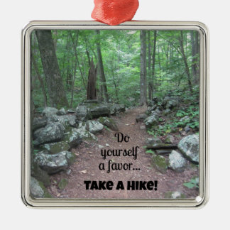 Ornement En Métal Take a hike !