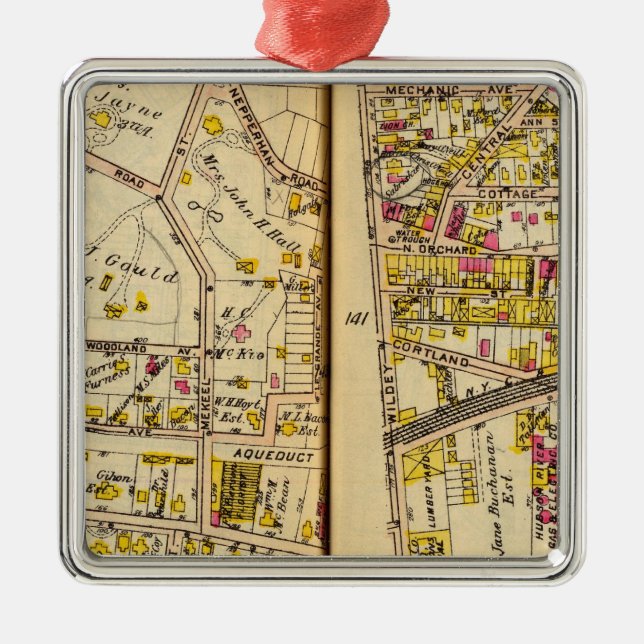 Ornement En Métal Tarrytown, New York 7 (Devant)