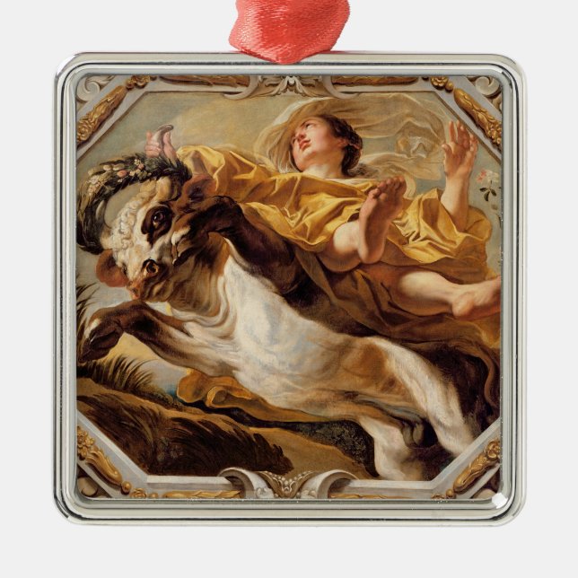 Ornement En Métal Taureau, des signes du zodiaque (Devant)