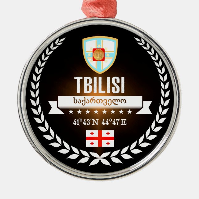 Ornement En Métal Tbilissi (Devant)