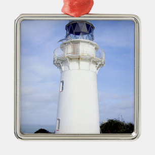 Ornement En Métal Te Araroa, Nouvelle-Zélande. Un phare donne