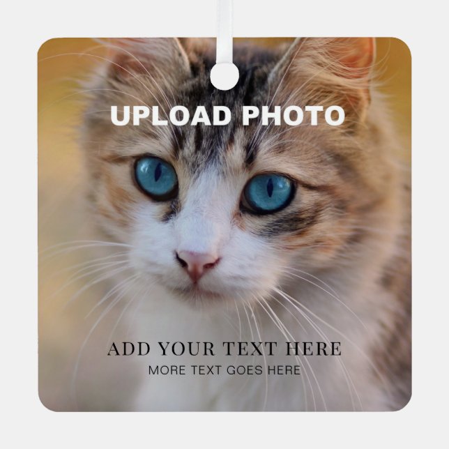 Ornement En Métal Télécharger Photo de Chien Animal de Compagnie Imp (Recto)