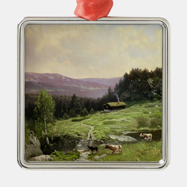 Ornement En Métal Telemark, Norvège du sud (Devant)