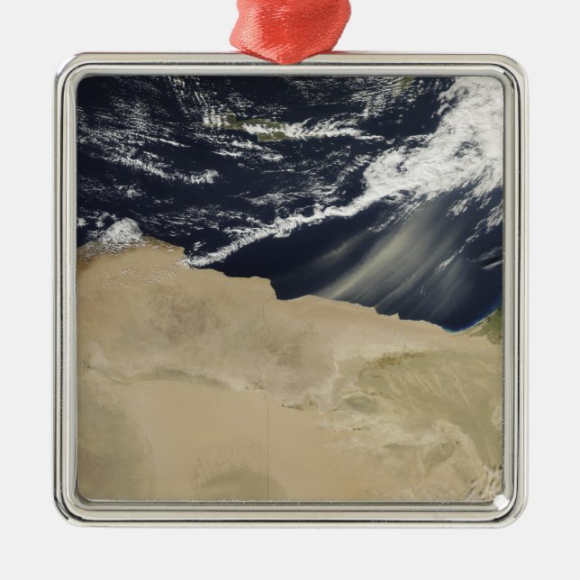 Ornement En Métal Tempête de poussière en Egypte (Devant)