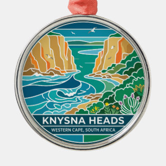 Ornement En Métal Têtes de Knysna Afrique du Sud